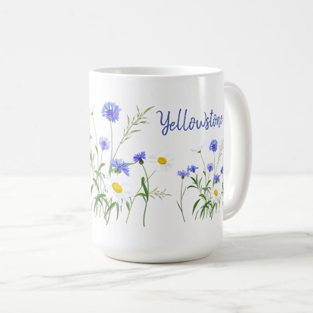 Yellowstone Wildflowers Mug (Front Right)
