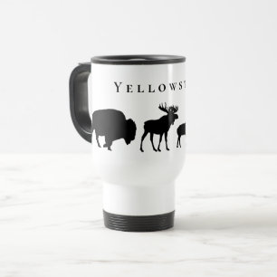 Yellowstone Wildlife Travel Mug