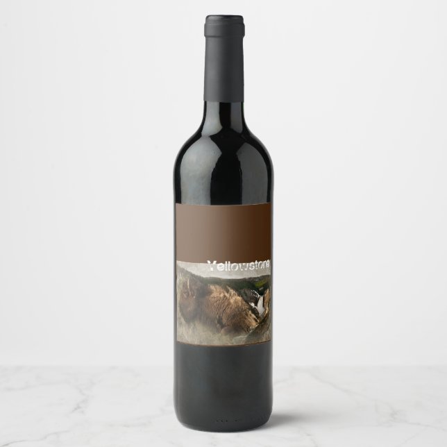Yellowstone  wine label (Front)