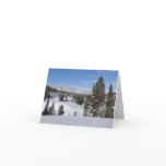 Yellowstone Winter Landscape Photography Card