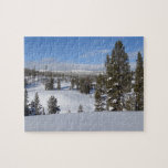 Yellowstone Winter Landscape Photography Jigsaw Puzzle