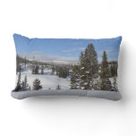 Yellowstone Winter Landscape Photography Lumbar Pillow