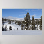 Yellowstone Winter Landscape Photography Poster