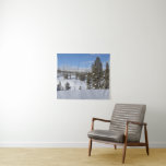 Yellowstone Winter Landscape Photography Tapestry