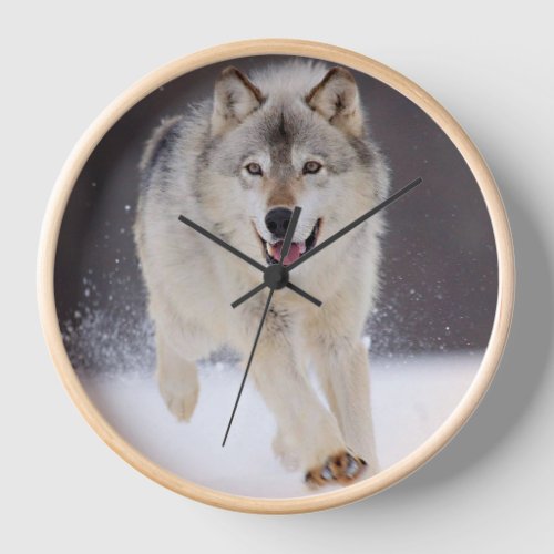 Yellowstone Wolf Clock