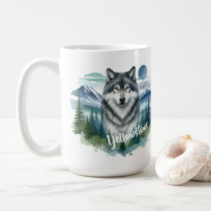 Yellowstone Wolf Coffee Mug