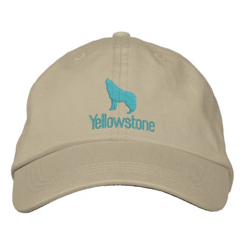 Yellowstone Wolf Embroidered Baseball Cap