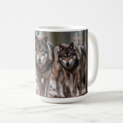 Yellowstone Wolves Coffee Mug 