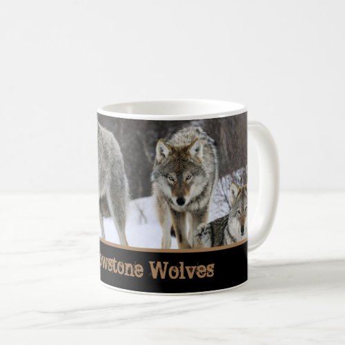 Yellowstone Wolves Coffee Mug