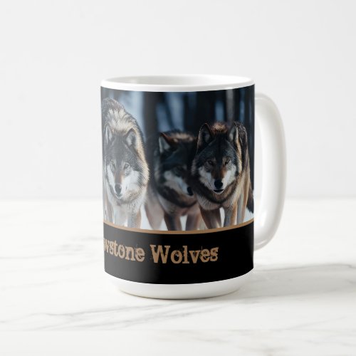 Yellowstone Wolves Coffee Mug 