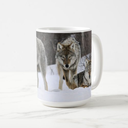 Yellowstone Wolves Coffee Mug