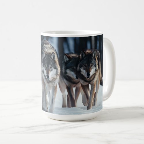 Yellowstone Wolves Coffee Mug 