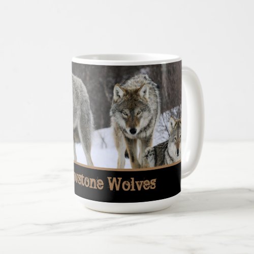 Yellowstone Wolves Coffee Mug