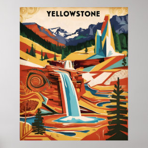 Yellowstone Wonders Poster