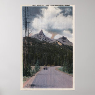 Yellowstone, WY - Index & Pilot Peaks, Cooke Poster