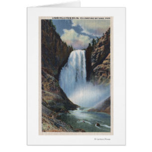 Yellowstone, WYLower Falls from Below View