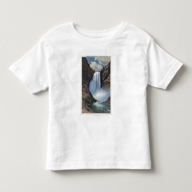Yellowstone, WYLower Falls from Below View Toddler T-shirt (Front)