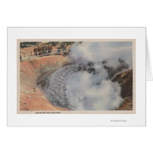 Yellowstone, WYView of Crater of Mud Volcano Cards