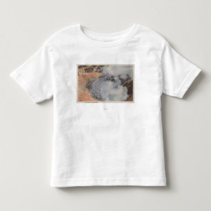 Yellowstone, WYView of Crater of Mud Volcano Toddler T-shirt