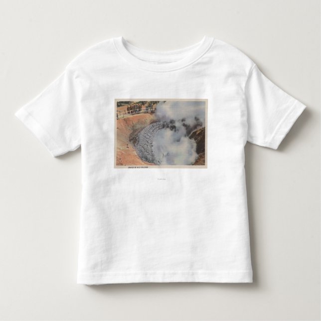 Yellowstone, WYView of Crater of Mud Volcano Toddler T-shirt (Front)
