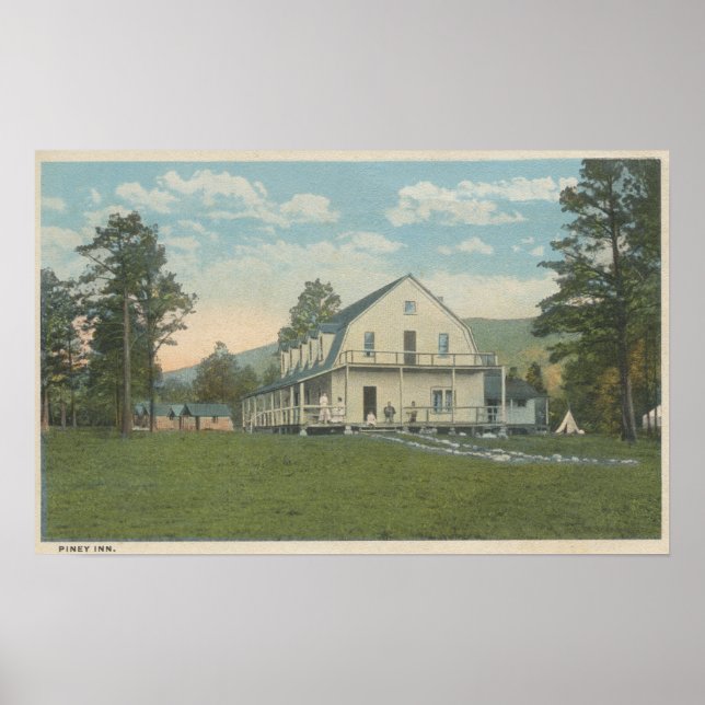 Yellowstone, WYView of Piney Inn Poster (Front)