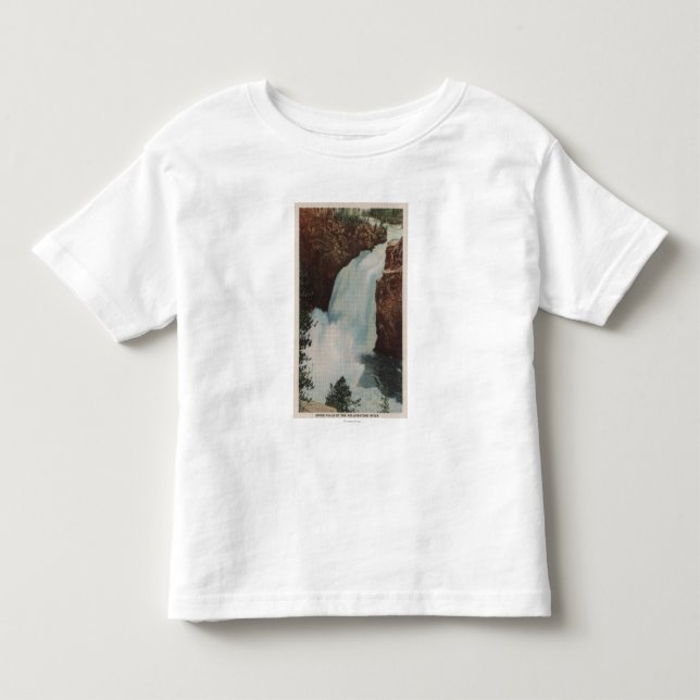 Yellowstone, WYView of Yellowstone River Falls Toddler T-shirt (Front)