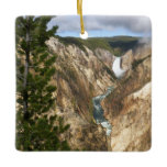 Yellowstone's Artist Point Ceramic Ornament