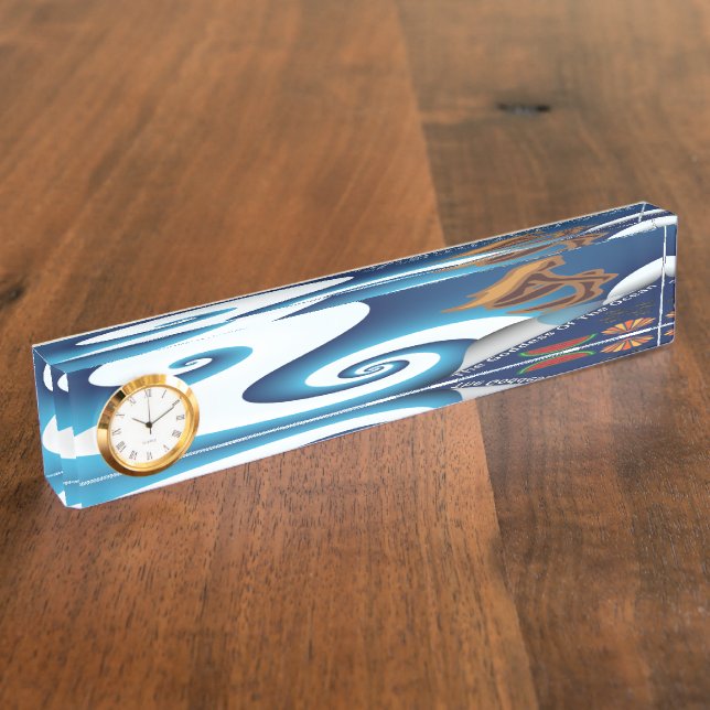 Yemanya Goddess Of The Ocean Desk Name Plate (Side)