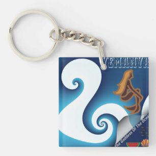Yemanya Goddess Of The Ocean Keychain