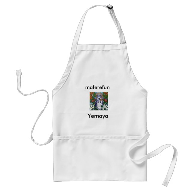 Yemaya  delantar adult apron (Front)