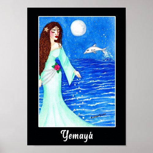Yemay diosa del mar  Orisha  Diosa yoruba Poster