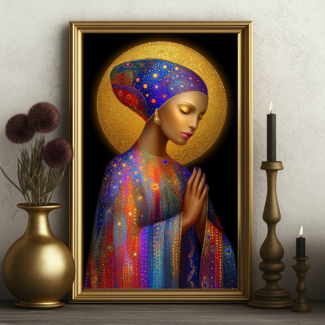 Yemaya Goddess of Love Protection Healing Portrait Poster (Creator Uploaded)