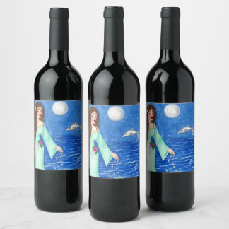 Yemaya, Goddess of the Sea Wine Label