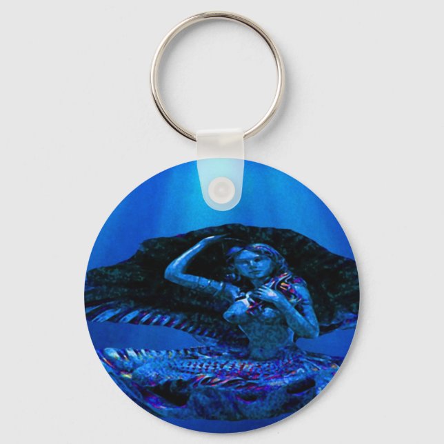 YEMAYA OLOKUN SIRENA KEYCHAIN (Front)