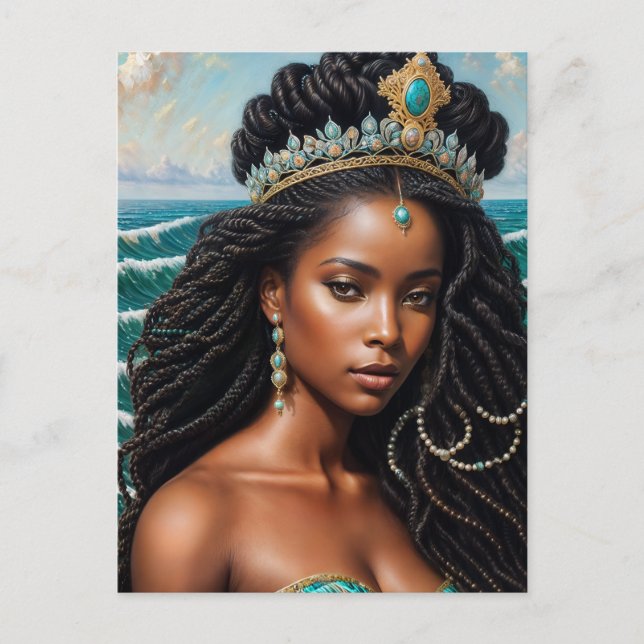 Yemaya Orisha Water Goddess Postcard (Front)