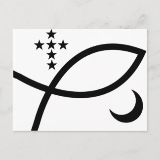 Yemaya Veve in Black Postcard