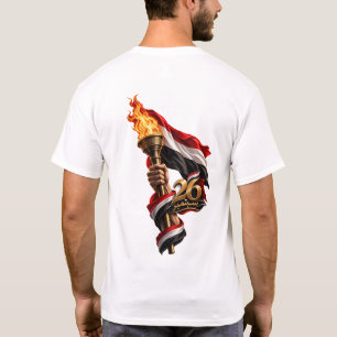 Yemen 26 September National Day T-Shirt FajrArab