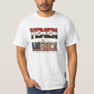 YEMEN × AMERICA T-Shirt – Two Worlds One Root –