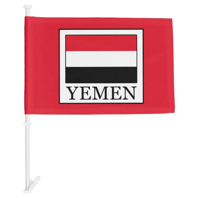 Yemen Car Flag (Front)
