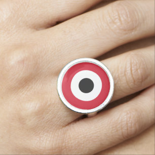 Yemen country roundel flag symbol circle army avia ring
