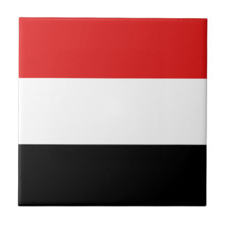 Yemen Flag Ceramic Tile
