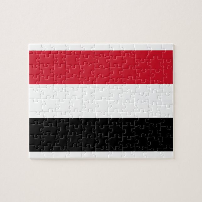 yemen flag jigsaw puzzle (Horizontal)