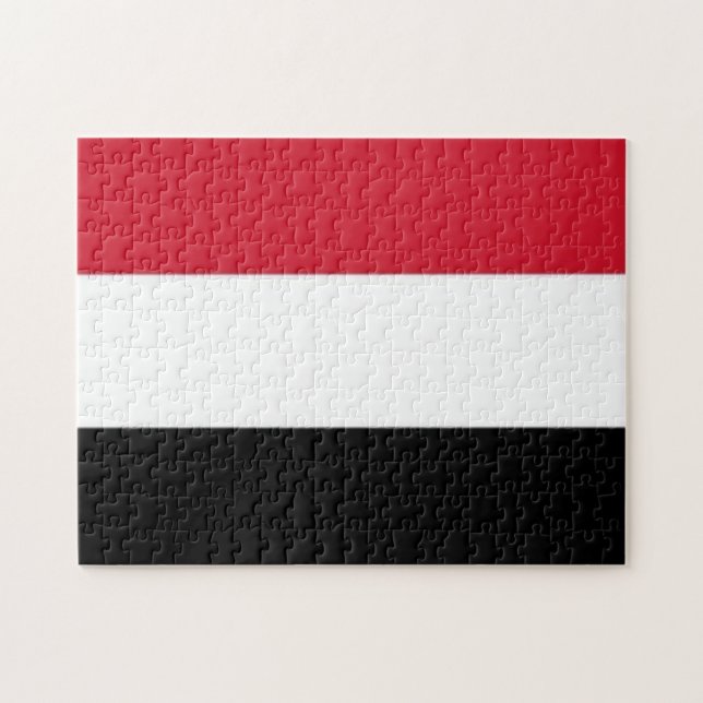 Yemen - Flag - Jigsaw Puzzle (Horizontal)