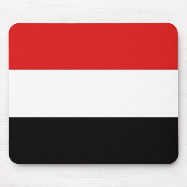 Yemen Flag Mousepad (Front)