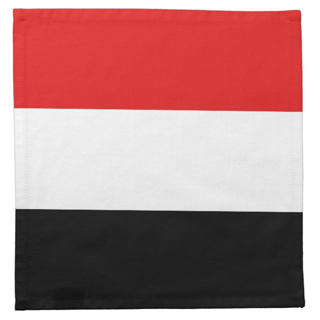 Yemen Flag Napkin (Front)