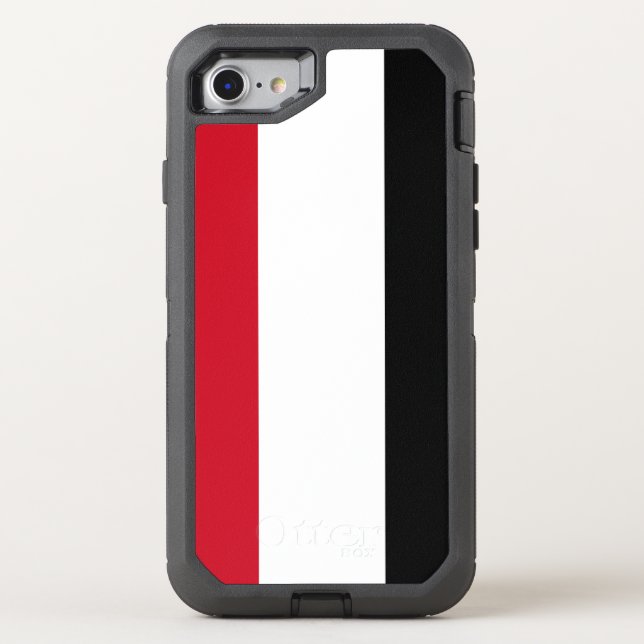 Yemen Flag Otterbox iPhone Case (Back)