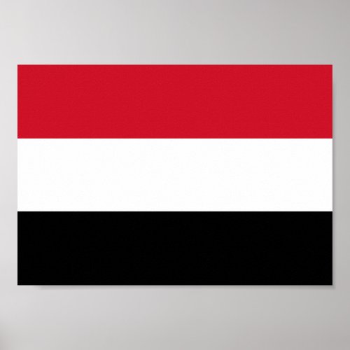 Yemen Flag Poster