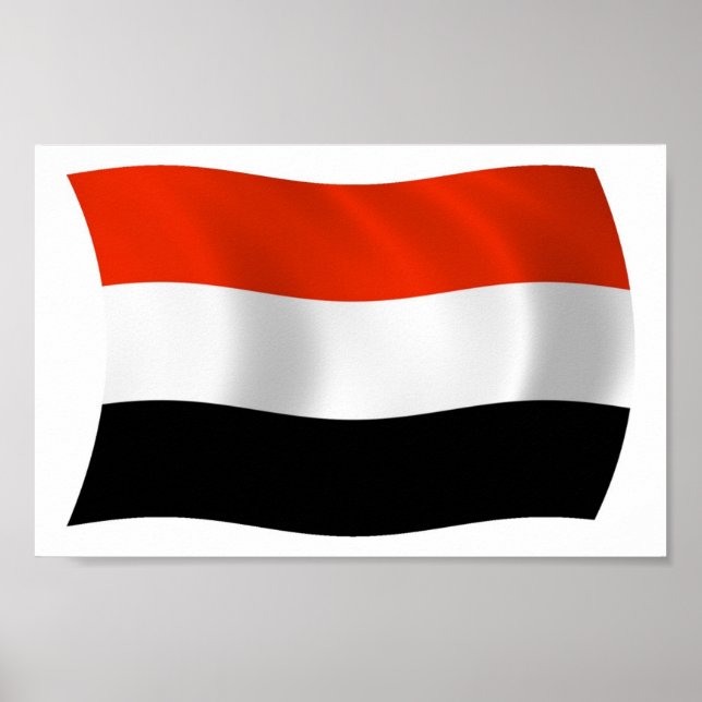 Yemen Flag Poster Print (Front)