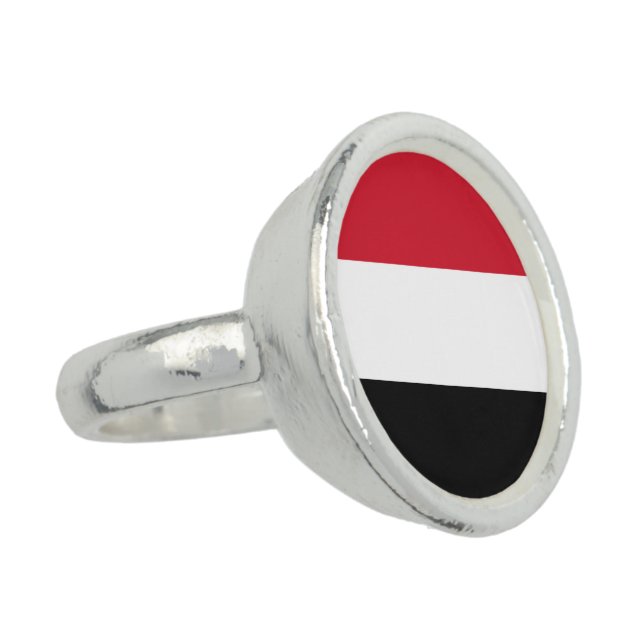 Yemen Flag Ring (Side)