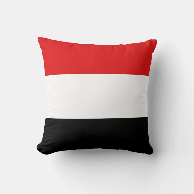 Yemen Flag x Flag Pillow (Front)